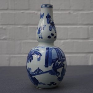 A Chinese blue and white double gourd vase, Kangxi — 照片 14
