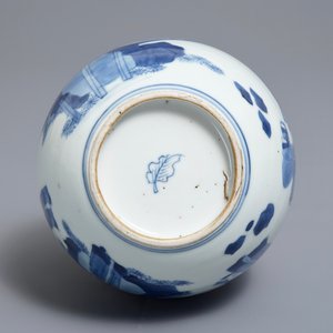 A Chinese blue and white double gourd vase, Kangxi — 照片 5