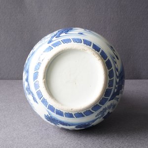 A Chinese blue and white double gourd vase, Transitional period — 照片 11