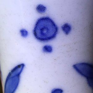 A Chinese blue and white double gourd vase, Transitional period — 照片 11