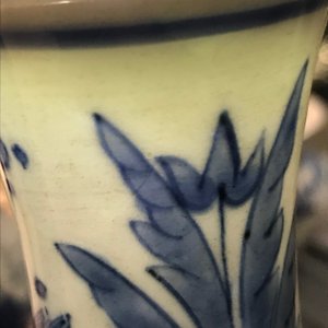A Chinese blue and white double gourd vase, Transitional period — 照片 7