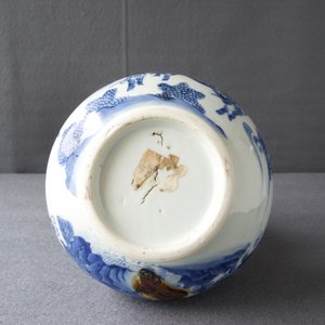 A Chinese blue and white double gourd vase, Transitional period — 照片 11