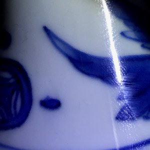 A Chinese blue and white double gourd vase, Transitional period — 照片 17