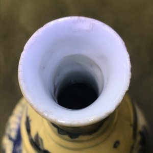 A Chinese blue and white double gourd vase, Transitional period — 照片 7