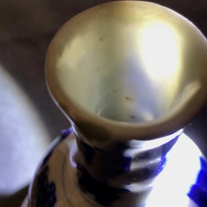 A Chinese blue and white double gourd vase, Transitional period — photo 8