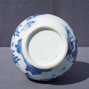 A Chinese blue and white double gourd vase, Transitional period — photo 9