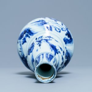 A Chinese blue and white double gourd vase, Wanli — photo 5