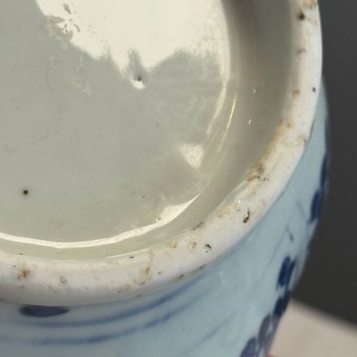 A Chinese blue and white double-gourd vase with floral design — photo 16