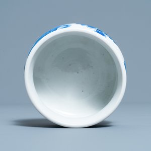 A Chinese blue and white 'dragon and phoenix' censer, Kangxi — 照片 6