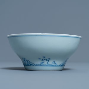 A Chinese blue and white 'dragon' bowl, Kangxi/Yongzheng — 照片 5