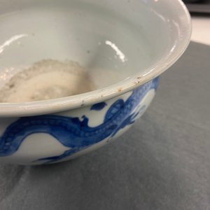 A Chinese blue and white 'dragon' censer, Kangxi — photo 9