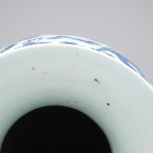 A Chinese blue and white dragon vase with elephant handles, 19th/20th C — 照片 6