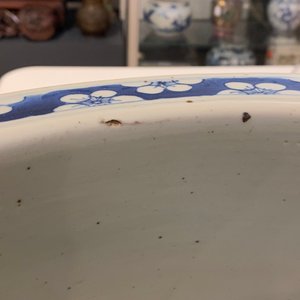 A Chinese blue and white 'dragons' fish bowl, Qianlong/Jiaqing — 照片 8