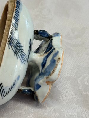 A Chinese blue and white 'Duck' incense burner  — 照片 15