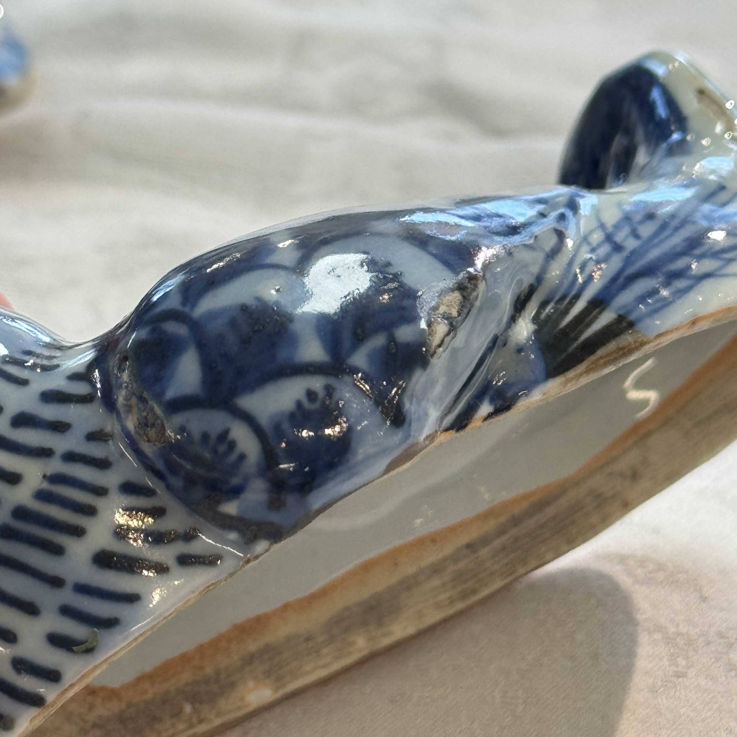 A Chinese blue and white 'Duck' incense burner  — 照片 16