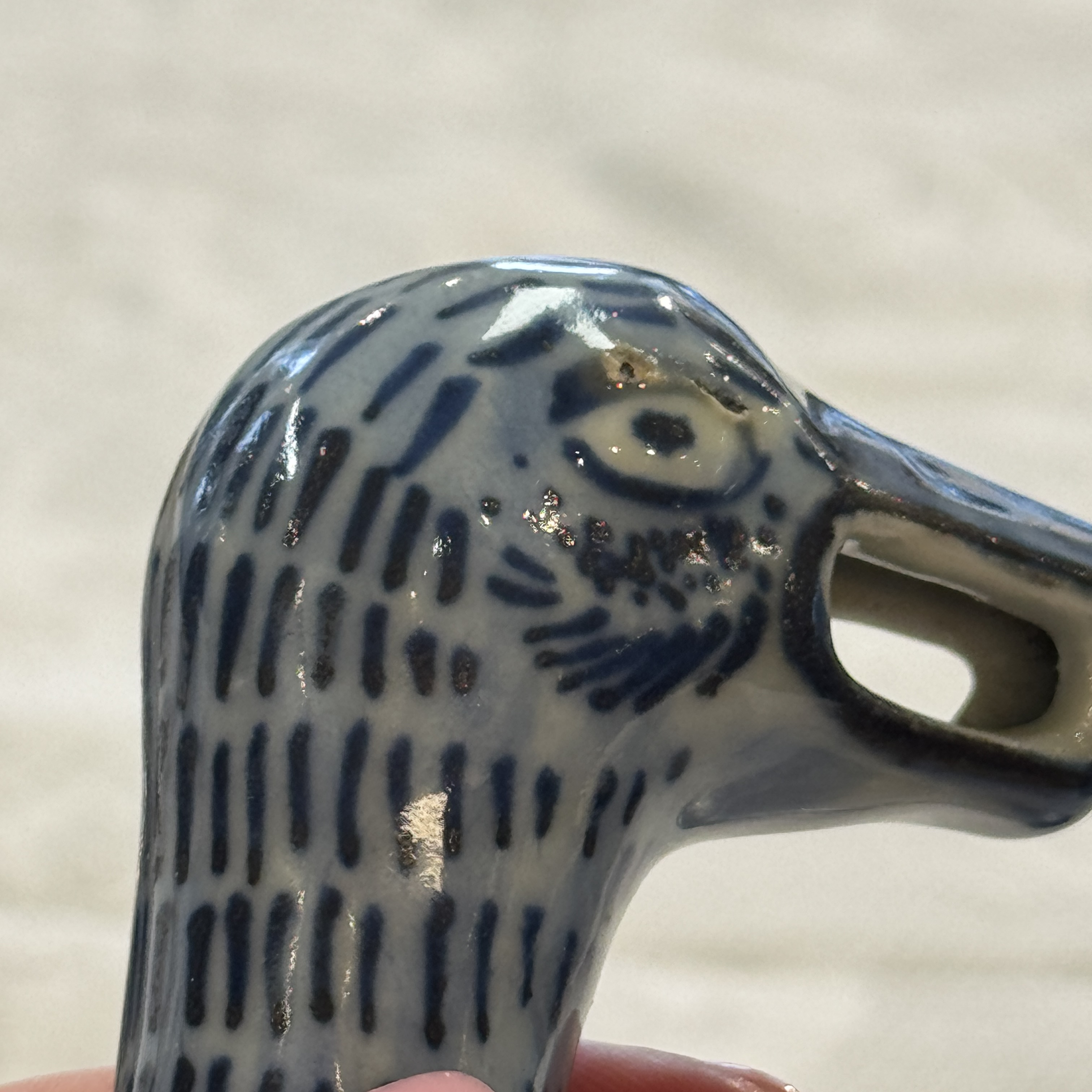 A Chinese blue and white 'Duck' incense burner  — 照片 17