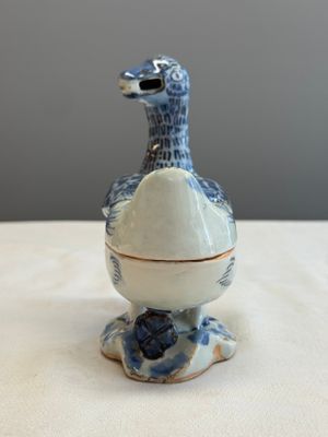 A Chinese blue and white 'Duck' incense burner  — 照片 3