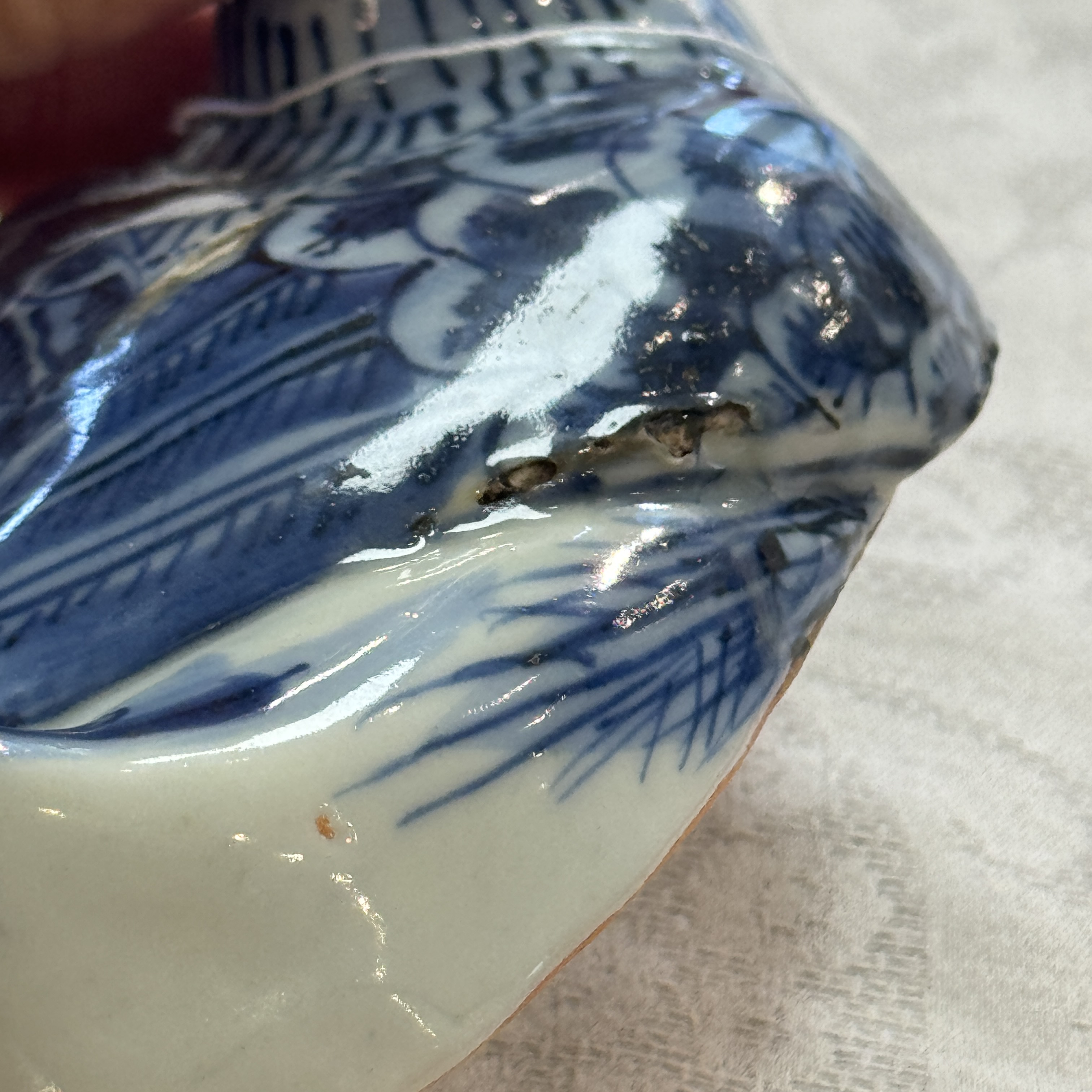 A Chinese blue and white 'Duck' incense burner  — 照片 20