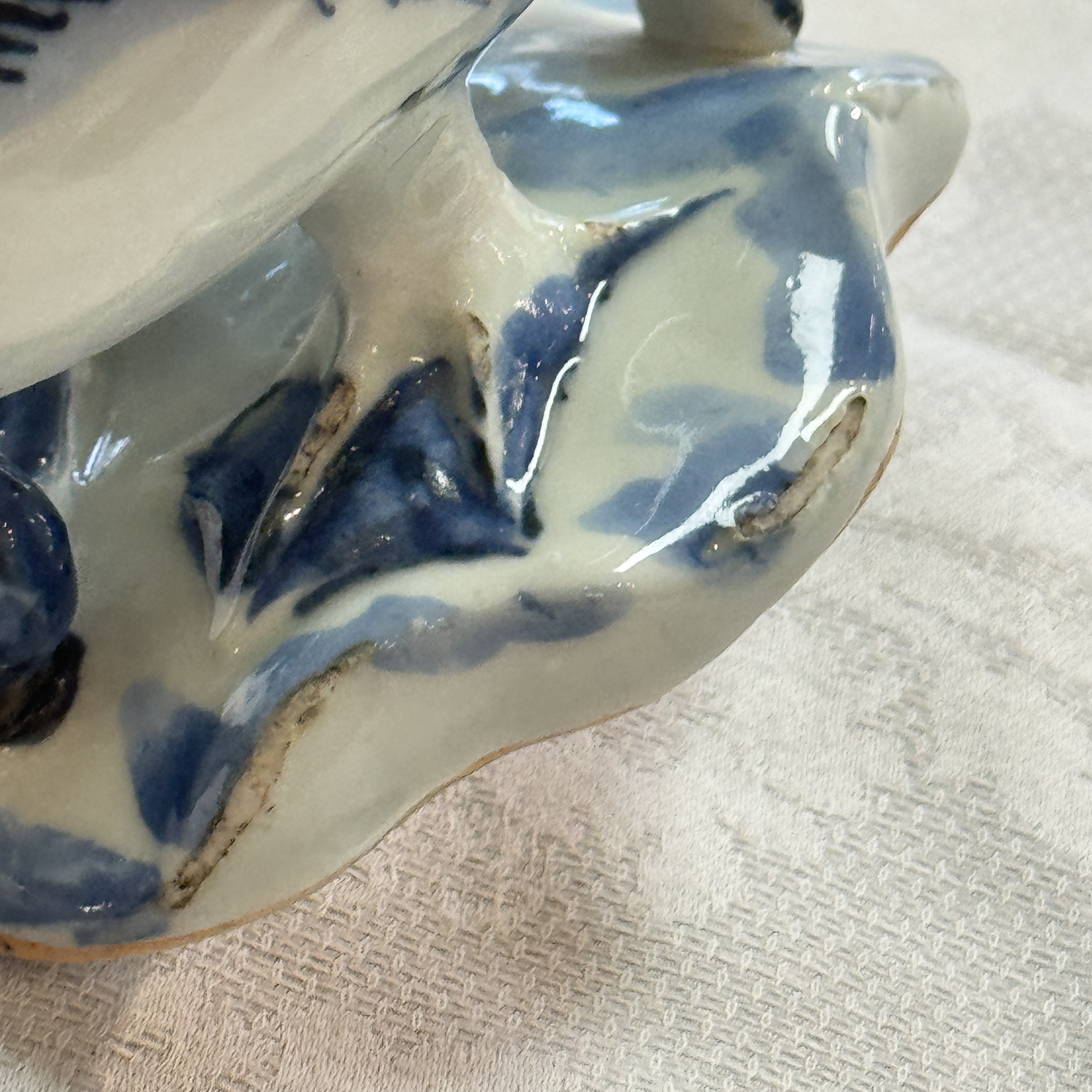 A Chinese blue and white 'Duck' incense burner  — 照片 25