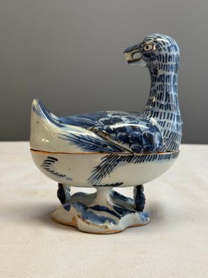 A Chinese blue and white 'Duck' incense burner  — 照片 4