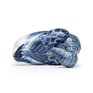 A Chinese blue and white 'Duck' incense burner  — 照片 8