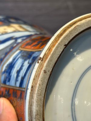 A Chinese blue and white Dutch-decorated 'landscape' vase, Kangxi — photo 19