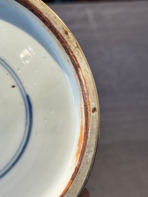 A Chinese blue and white Dutch-decorated 'landscape' vase, Kangxi — photo 21