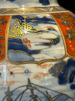A Chinese blue and white Dutch-decorated 'landscape' vase, Kangxi — photo 7