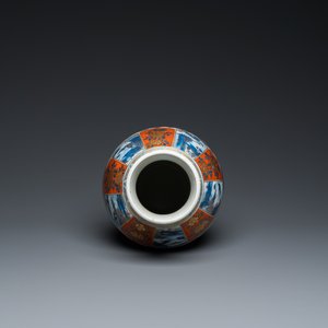 A Chinese blue and white Dutch-decorated 'landscape' vase, Kangxi — photo 5