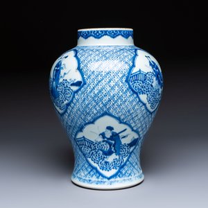 A Chinese blue and white 'Eight Immortals' vase, Kangxi — photo 4