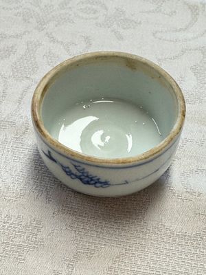 A Chinese blue and white 'Elegant Beauties' tea caddy and cover, artemisia leaf mark, Kangxi — photo 6