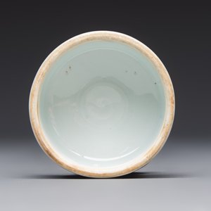 A Chinese blue and white 'Elegant Beauties' tea caddy and cover, artemisia leaf mark, Kangxi — photo 8