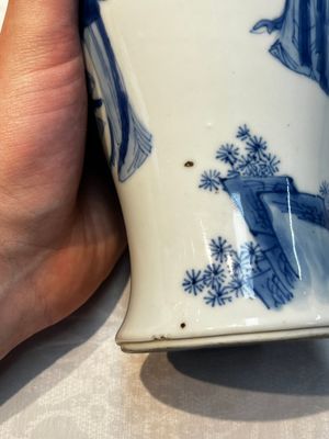 A Chinese blue and white 'Elegant Beauties' vase, Jiajing mark, Kangxi — 照片 9