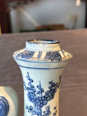 A Chinese blue and white 'elephant' kendi, Wanli — 照片 8