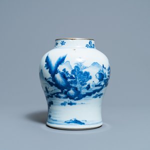 A Chinese blue and white ewer for the Vietnamese market, Kangxi — photo 4