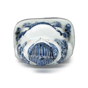 A Chinese blue and white figure of a Daoist deity — photo 6