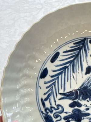 A Chinese blue and white 'Fish' plate, Chenghua mark, Tianqi — photo 3