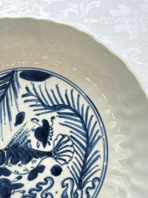 A Chinese blue and white 'Fish' plate, Chenghua mark, Tianqi — photo 4