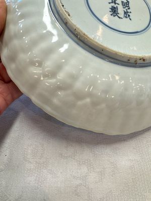 A Chinese blue and white 'Fish' plate, Chenghua mark, Tianqi — photo 9