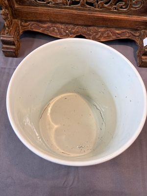 A Chinese blue and white 'Fisherman' brush pot, 20th C. — photo 13