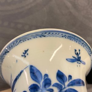 A Chinese blue and white five-piece garniture, Kangxi — 照片 19