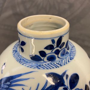 A Chinese blue and white five-piece garniture, Kangxi — 照片 25
