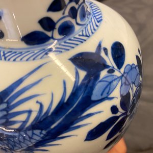 A Chinese blue and white five-piece garniture, Kangxi — 照片 27
