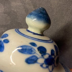 A Chinese blue and white five-piece garniture, Kangxi — 照片 37
