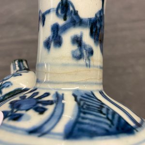 A Chinese blue and white 'flying horse' kendi, Wanli — 照片 12
