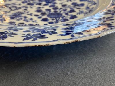 A Chinese blue and white 'four seasons' dish, Kangxi mark and of the period — photo 9