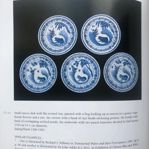 A Chinese blue and white 'frog' dish, Jiajing or Wanli — photo 3