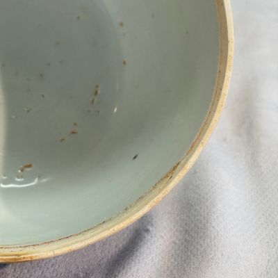A Chinese blue and white 'Galloping Flying Horses' bowl and cover — photo 17
