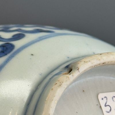 A Chinese blue and white 'Galloping Flying Horses' bowl and cover — photo 26