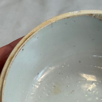 A Chinese blue and white 'Galloping Flying Horses' bowl and cover — photo 37